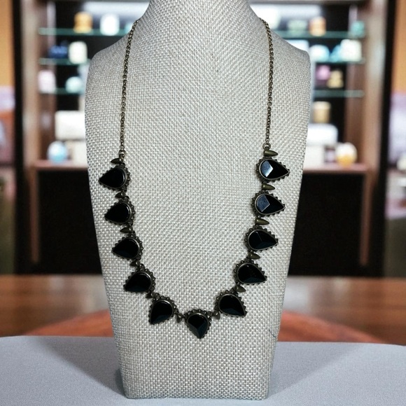 Lucky Brand Black Teardrop Necklace - Picture 1 of 4